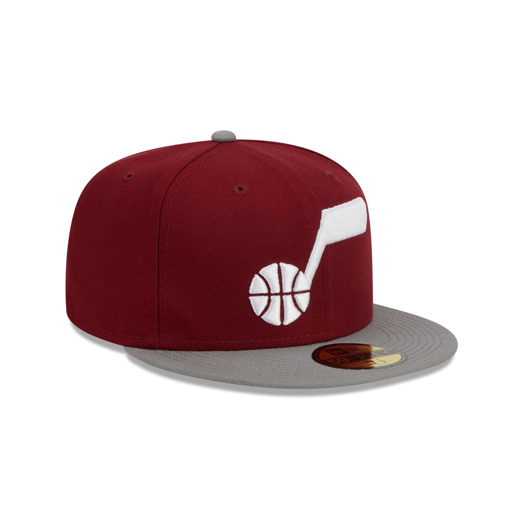 New Era Utah Jazz Colorpack Burgundy/Grey 2023 59FIFTY Fitted Hat