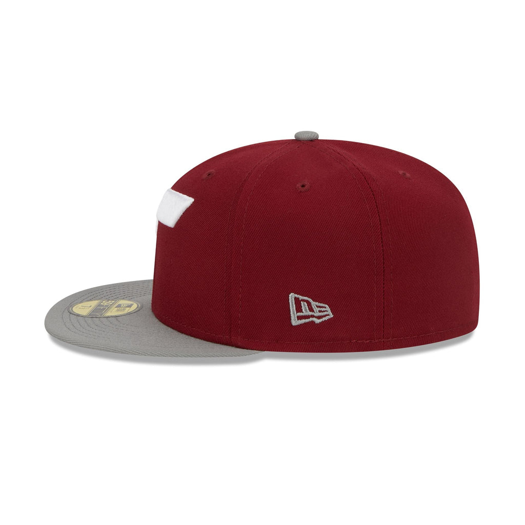 New Era Utah Jazz Colorpack Burgundy/Grey 2023 59FIFTY Fitted Hat