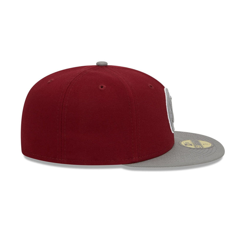 New Era Los Angeles Clippers Colorpack Burgundy/Grey 2023 59FIFTY Fitted Hat