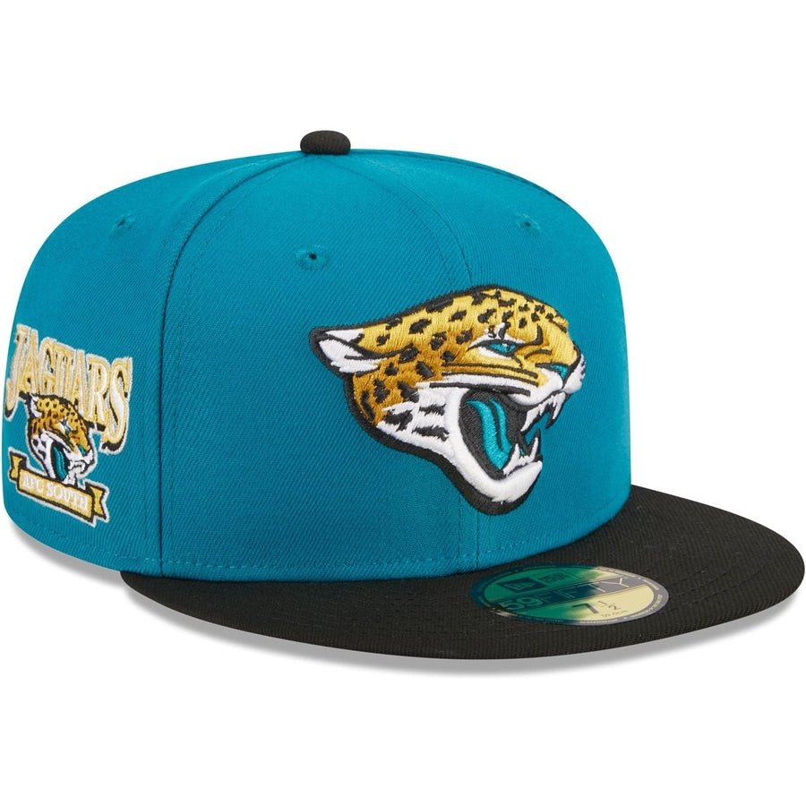 New Era Jacksonville Jaguars Throwback Hidden 2023 59FIFTY Fitted Hat