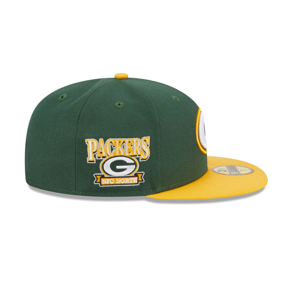 New Era Green Bay Packers Throwback Hidden 2023 59FIFTY Fitted Hat