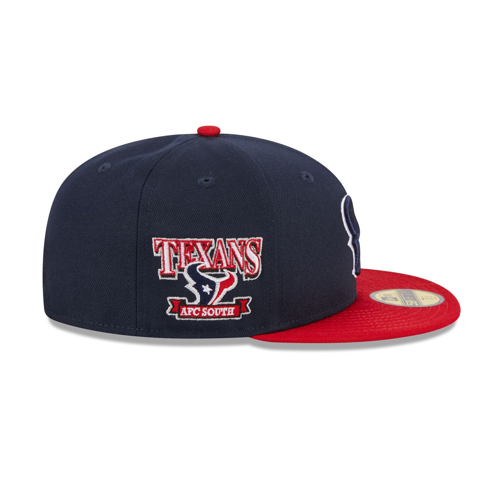 New Era Houston Texans Throwback Hidden 2023 59FIFTY Fitted Hat
