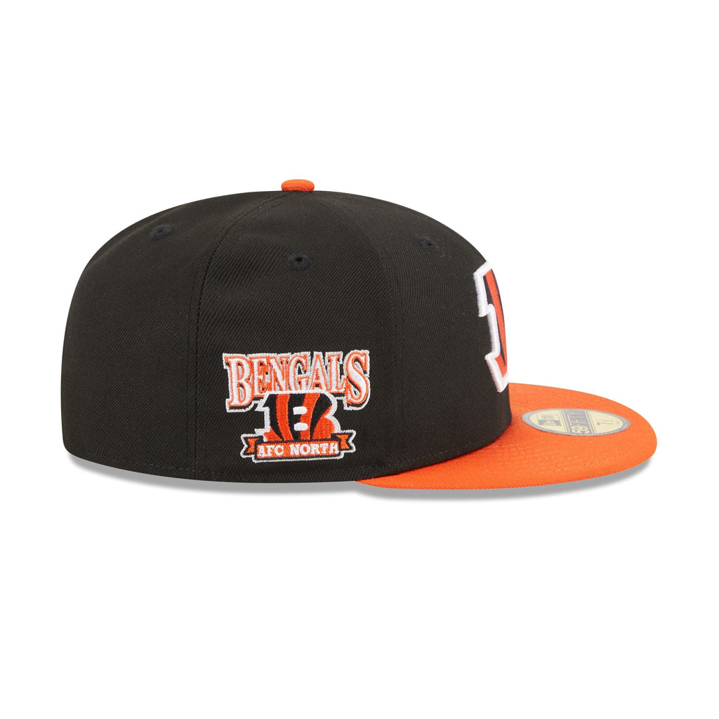 New Era Cincinnati Bengals Throwback Hidden 2023 59FIFTY Fitted Hat