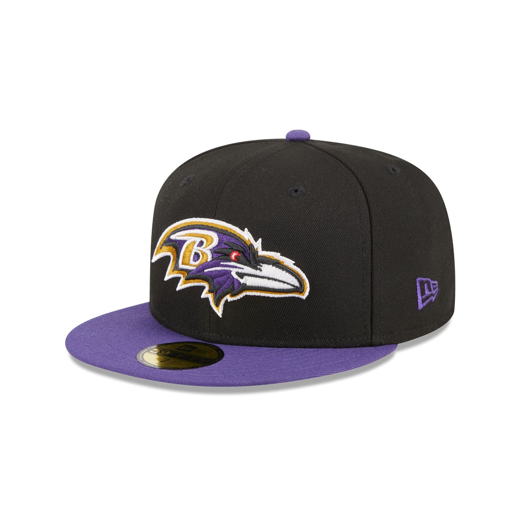 New Era Baltimore Ravens Throwback Hidden 2023 59FIFTY Fitted Hat