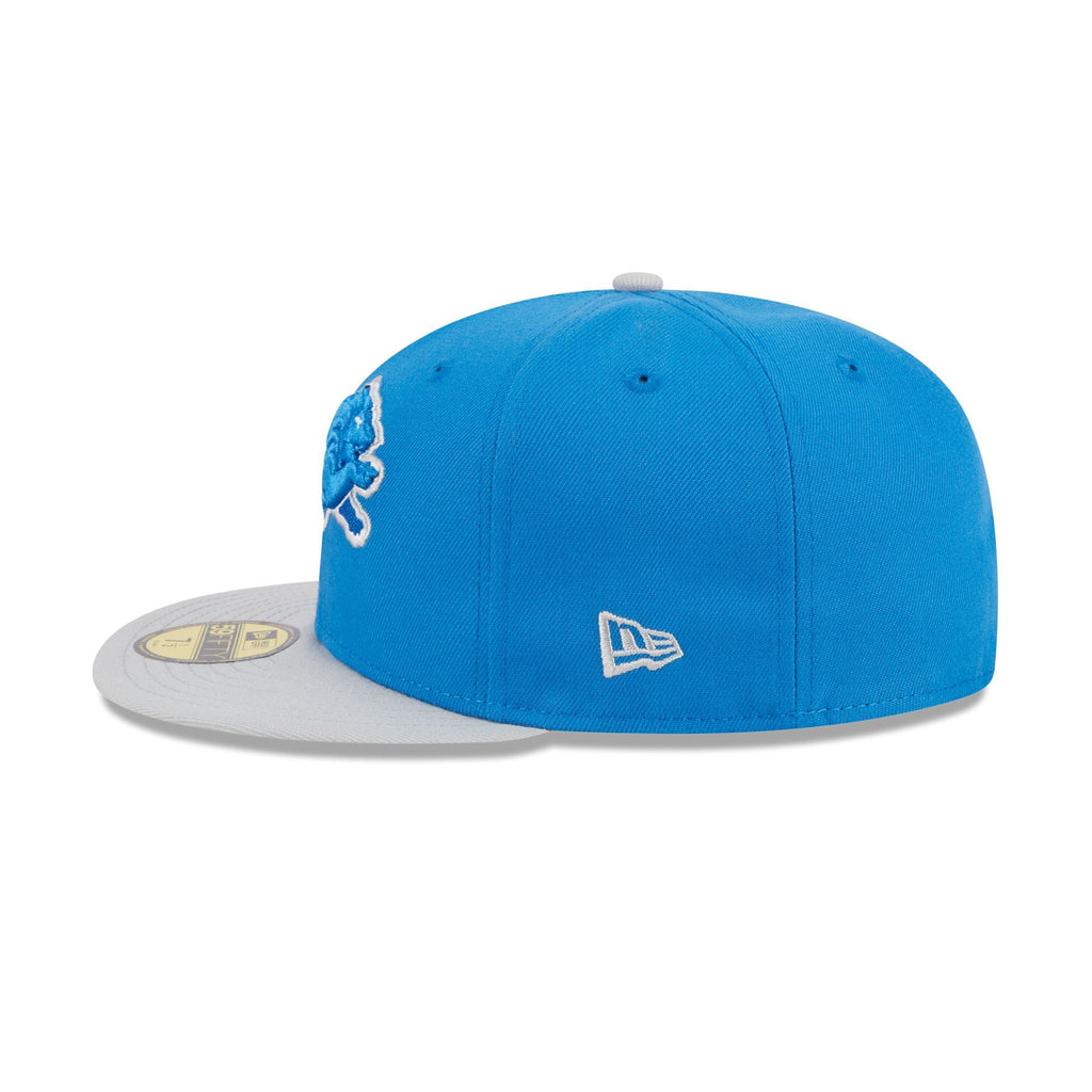 New Era Detroit Lions Throwback Hidden 2023 59FIFTY Fitted Hat