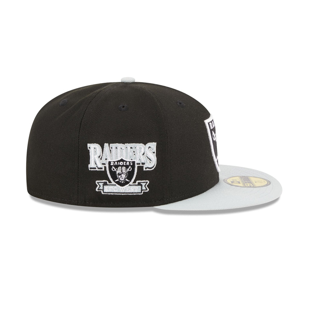 New Era Las Vegas Raiders Throwback Hidden 2023 59FIFTY Fitted Hat