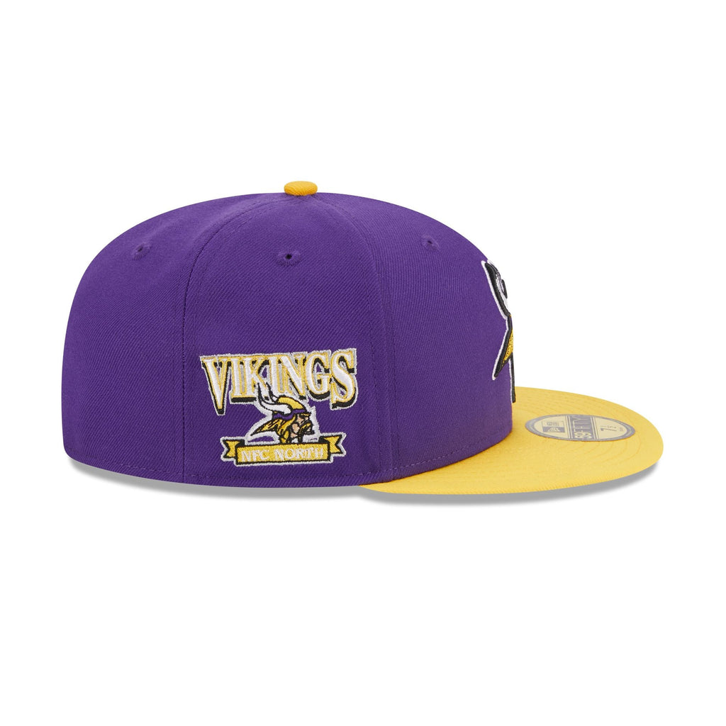 New Era Minnesota Vikings Throwback Hidden 2023 59FIFTY Fitted Hat
