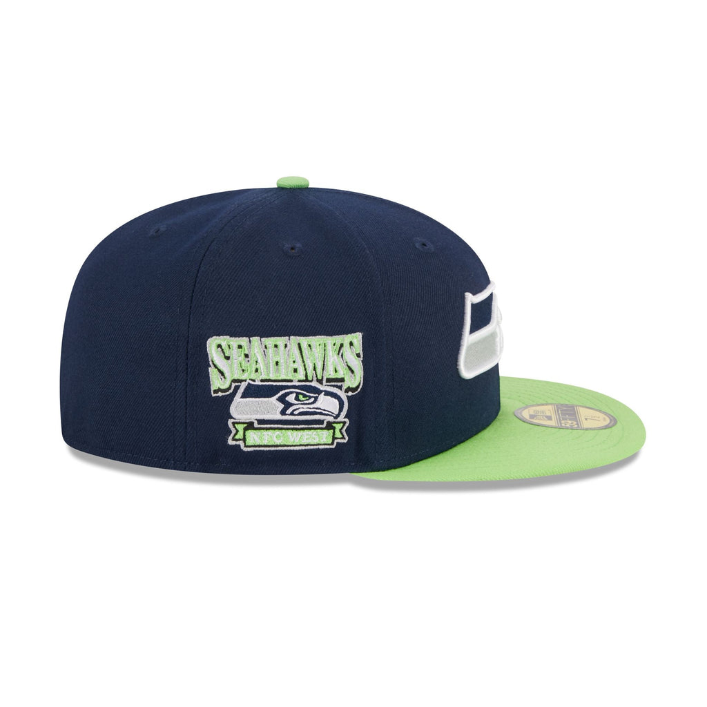 New Era Seattle Seahawks Throwback Hidden 2023 59FIFTY Fitted Hat