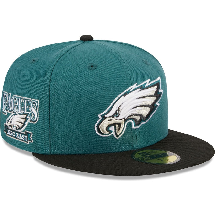 New Era Philadelphia Eagles Throwback Hidden 2023 59FIFTY Fitted Hat