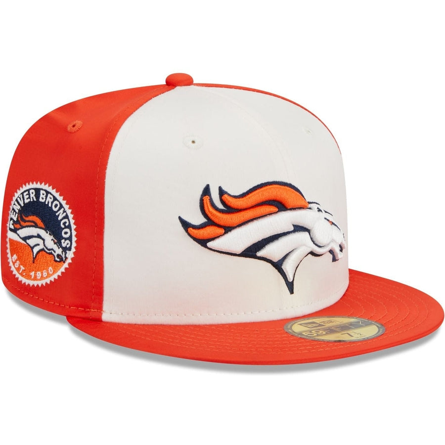 New Era Denver Broncos Throwback Satin 2023 59FIFTY Fitted Hat