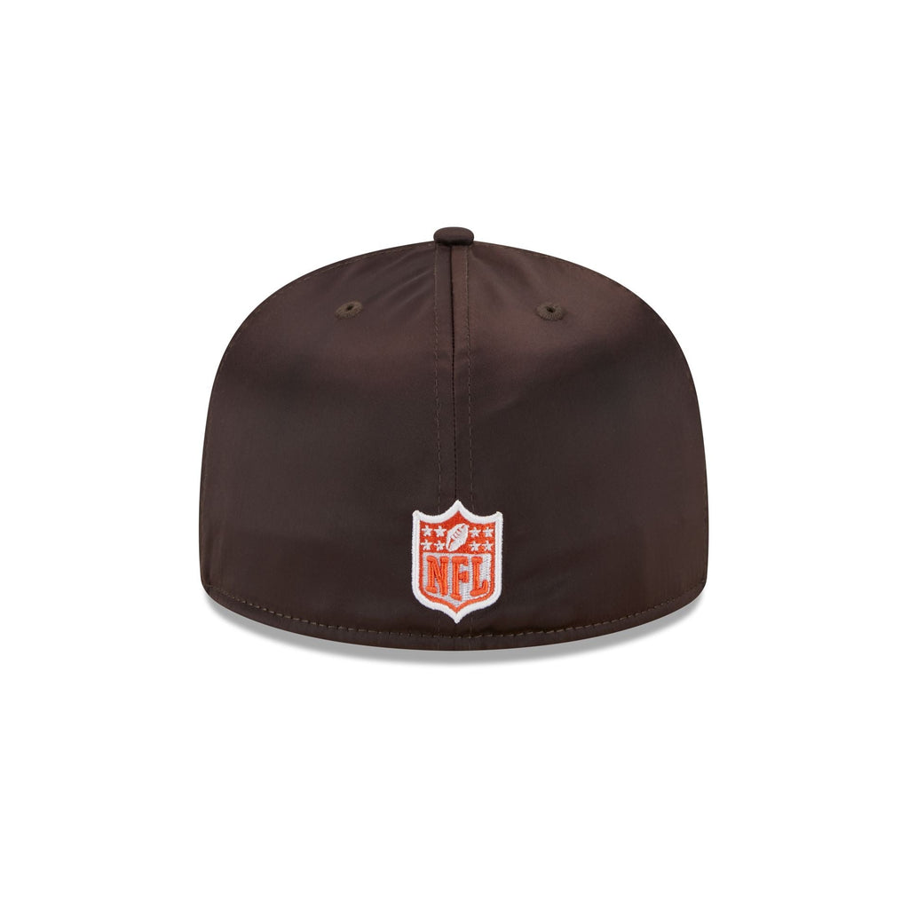 New Era Cleveland Browns Throwback Satin 2023 59FIFTY Fitted Hat