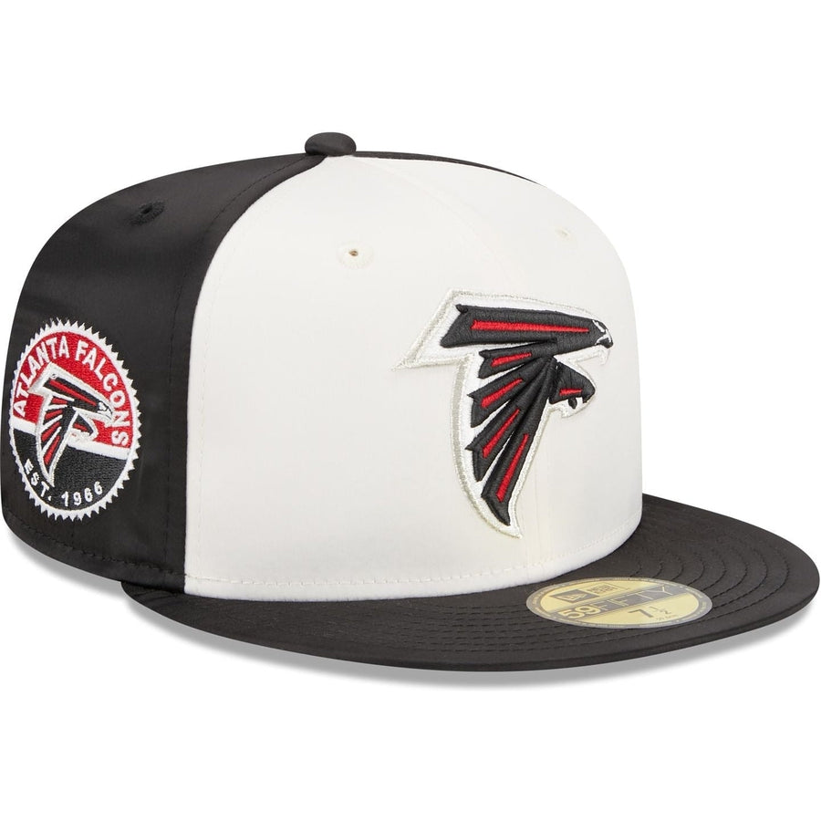 New Era Atlanta Falcons Throwback Satin 2023 59FIFTY Fitted Hat