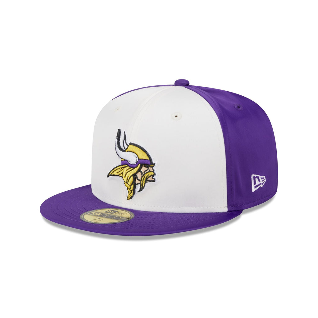 New Era Minnesota Vikings Throwback Satin 2023 59FIFTY Fitted Hat