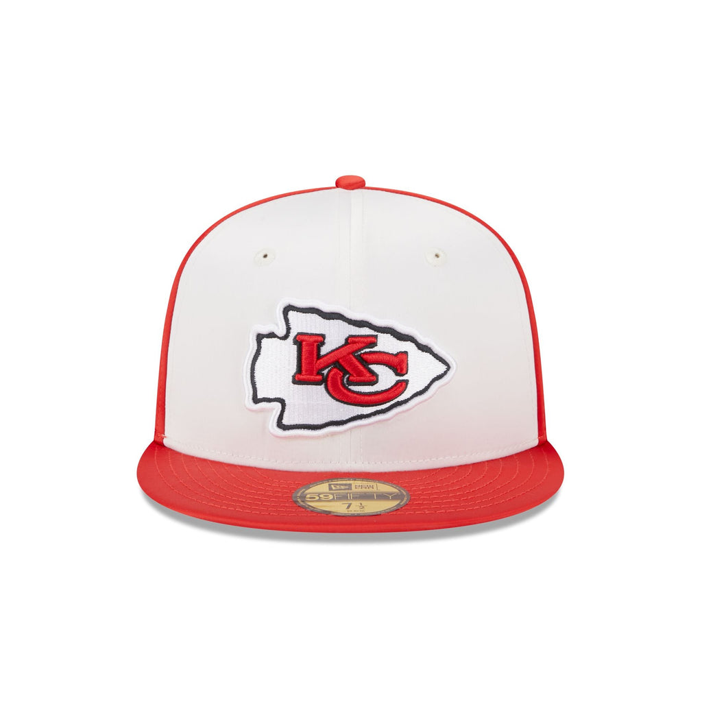 New Era Kansas City Chiefs Throwback Satin 2023 59FIFTY Fitted Hat