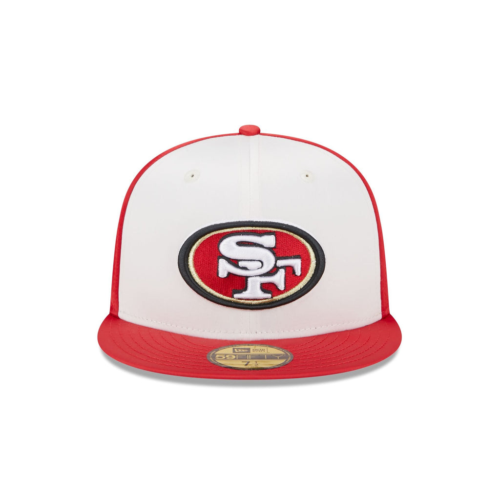 New Era San Francisco 49ers Throwback Satin 2023 59FIFTY Fitted Hat