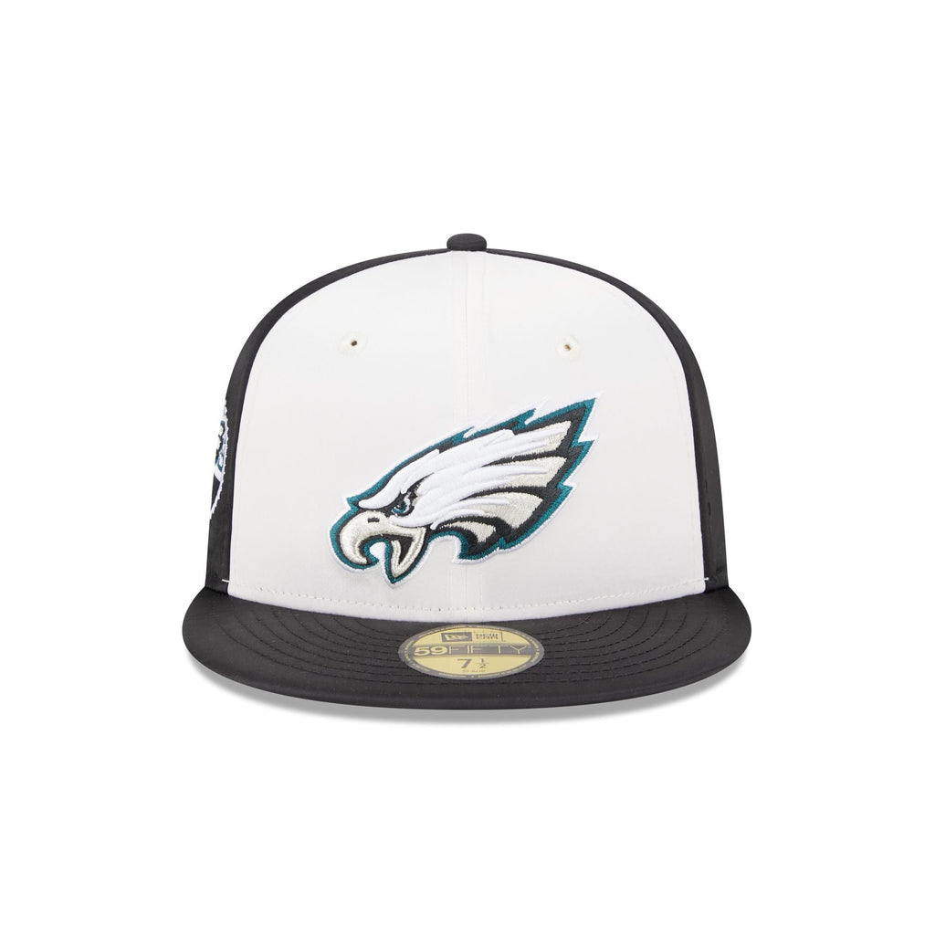New Era Philadelphia Eagles Throwback Satin 2023 59FIFTY Fitted Hat