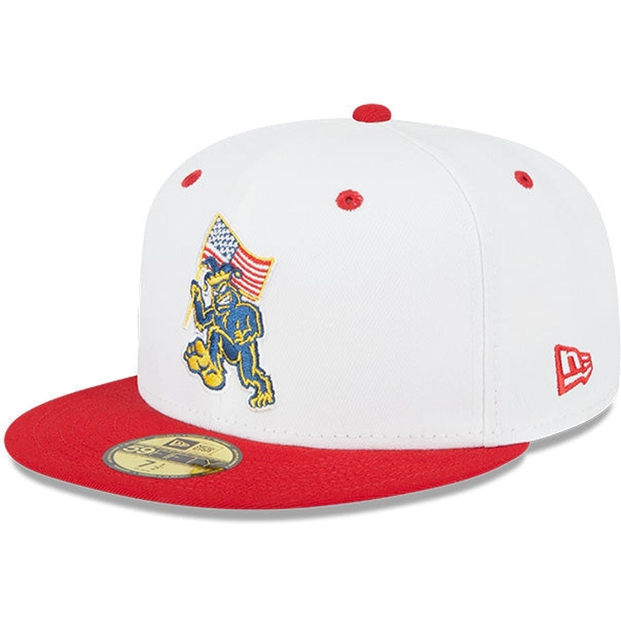 New Era Eugene Emeralds White/Red 59FIFTY Fitted Hat