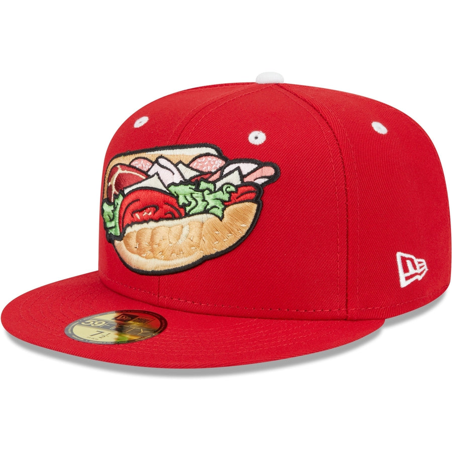 New Era Lehigh Valley Hoagies Red 59FIFTY Fitted Hat