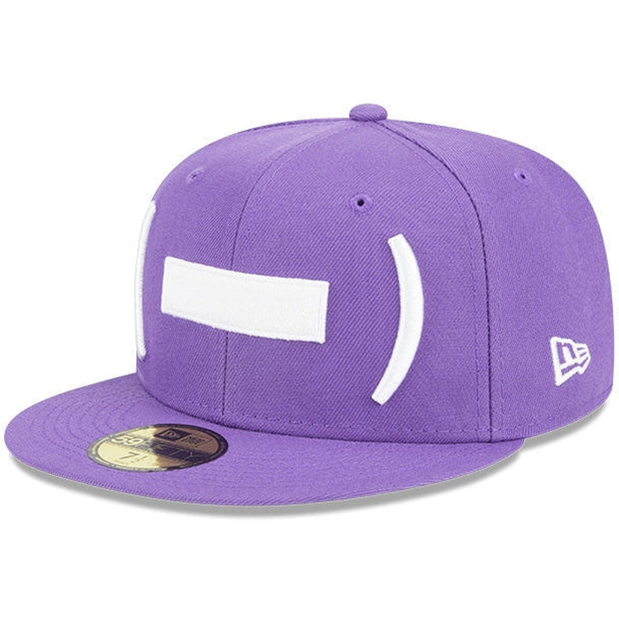 New Era Winston-Salem Hyphens Purple/White 59FIFTY Fitted Hat