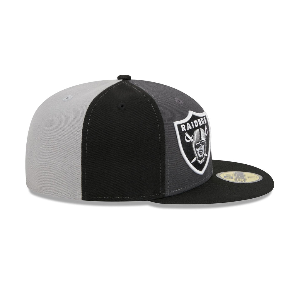New Era Las Vegas Raiders 2023 Sideline Gray 59FIFTY Fitted Hat