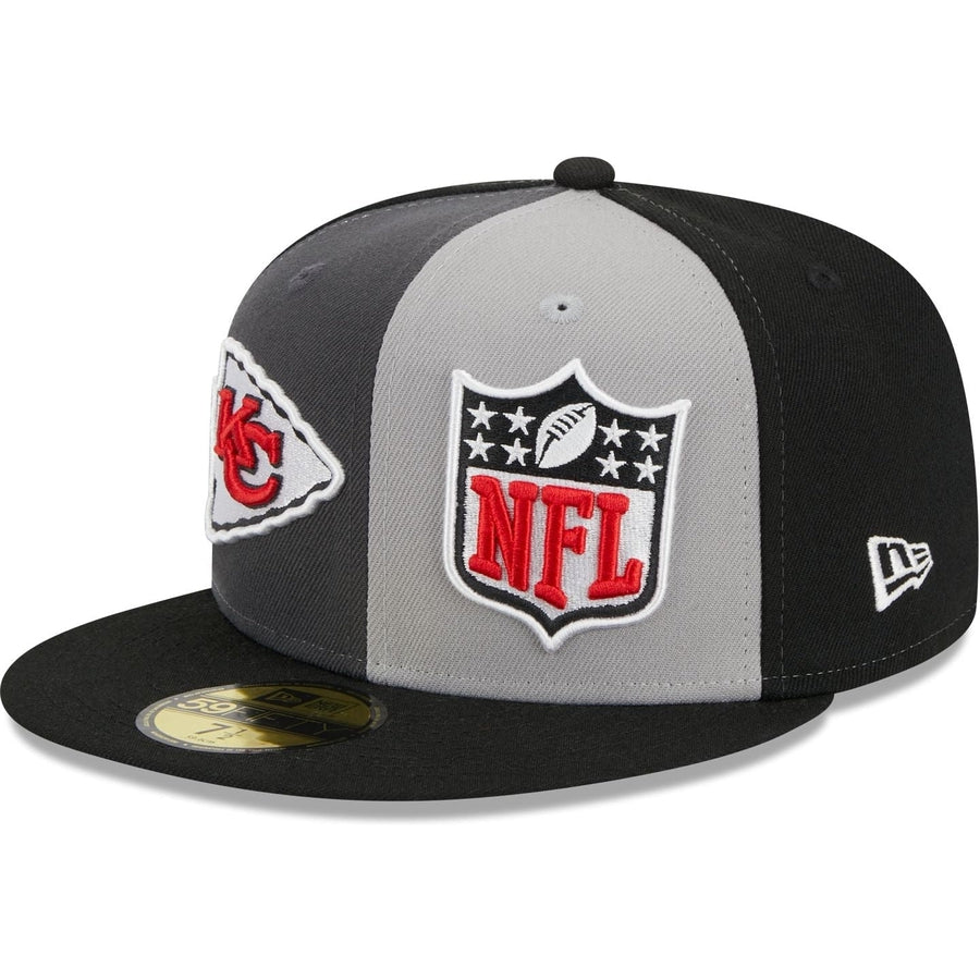 New Era Kansas City Chiefs 2023 Sideline Gray 59FIFTY Fitted Hat