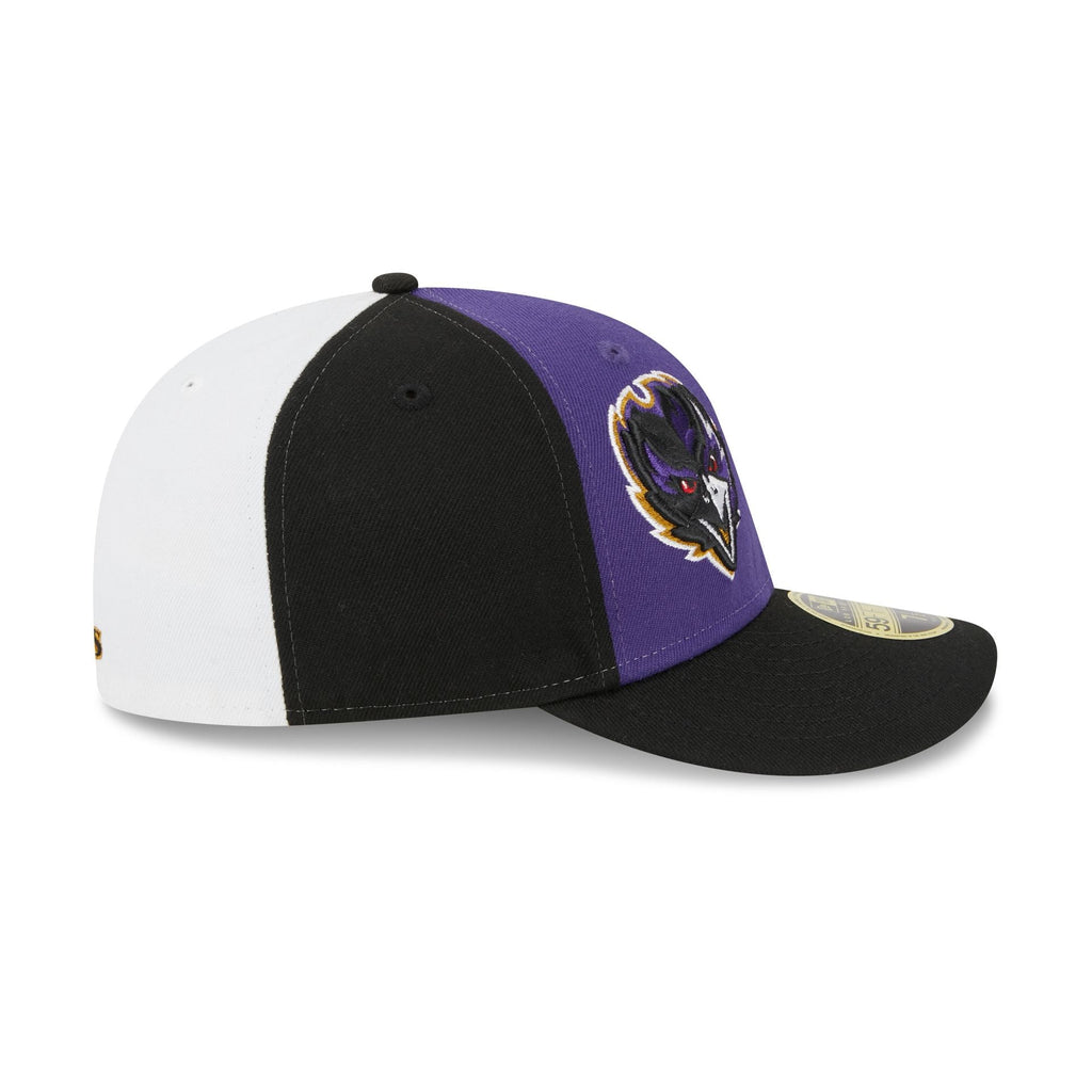 New Era Baltimore Ravens 2023 Sideline Low Profile 59FIFTY Fitted Hat