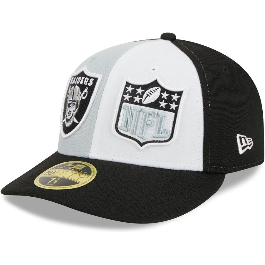 Las Vegas Raiders New Era 2022 Sideline 59FIFTY Fitted Hat - Cream