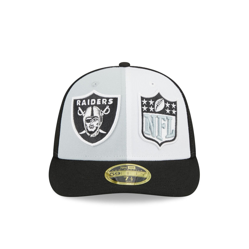 New Era Las Vegas Raiders 2023 Sideline Low Profile 59FIFTY Fitted Hat