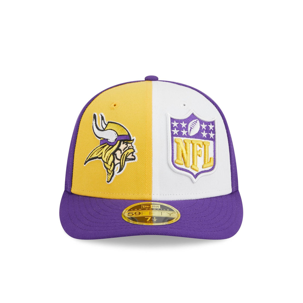 New Era Minnesota Vikings 2023 Sideline Low Profile 59FIFTY Fitted Hat