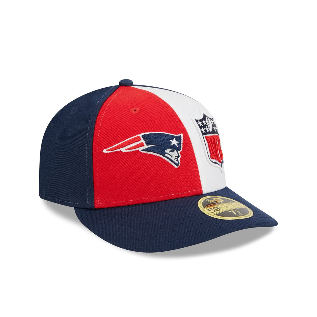 New Era New England Patriots 2023 Sideline Low Profile 59FIFTY Fitted Hat