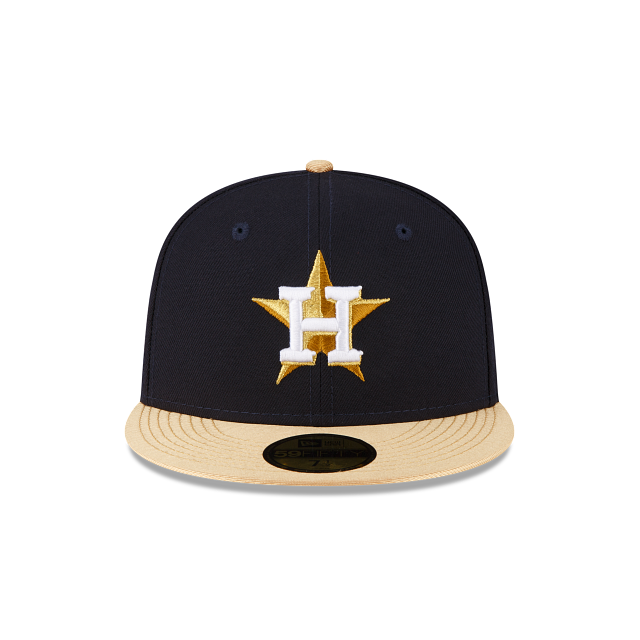 New Era Houston Astros Gold 2023 59FIFTY Fitted Hat