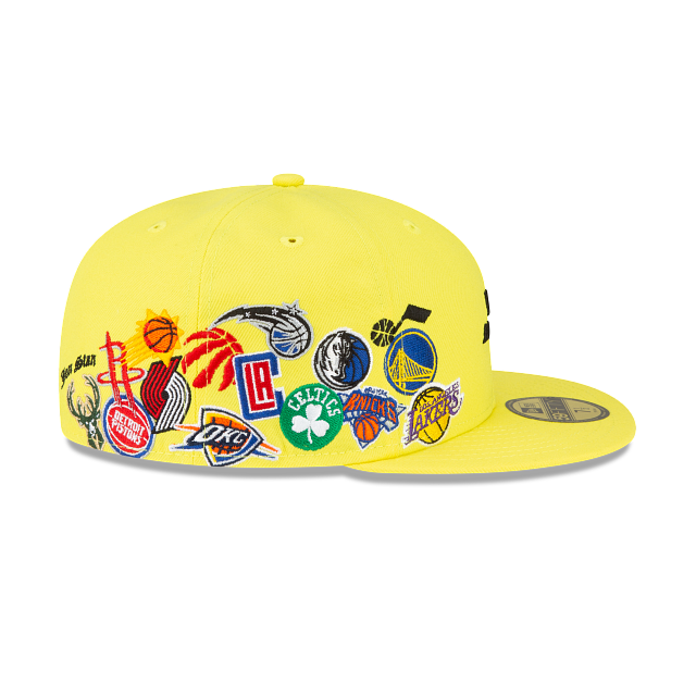New Era Jon Stan X NBA All-Star 2023 Yellow 59FIFTY Fitted Hat