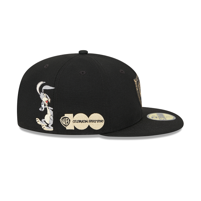 New Era Warner Bros. 100th Anniversary Black 2023 59FIFTY Fitted Hat