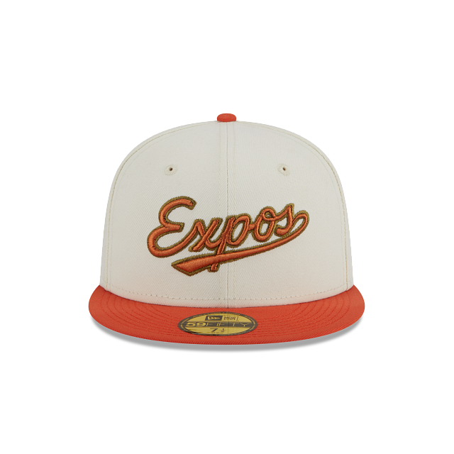 Expos Rust Hat Montreal Expos Fitted Hats | 59FIFTY Montreal Expos Fitted Caps