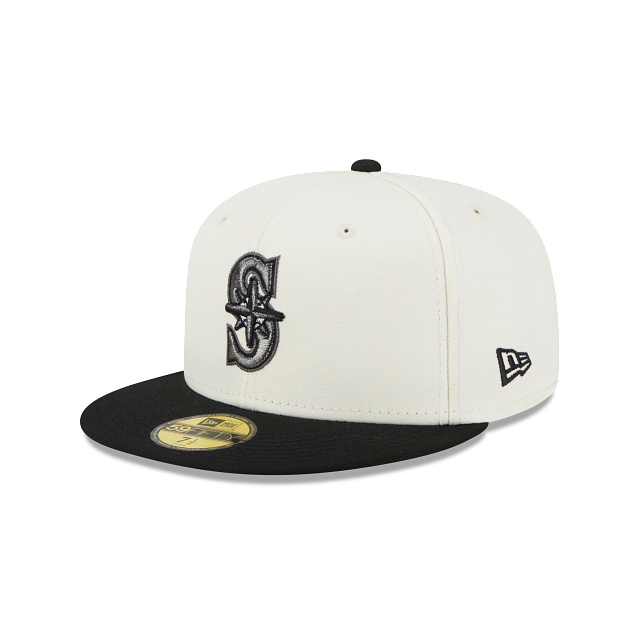 New Era Seattle Mariners 20th Anniversary Chrome Two Tone 9Forty A Frame Snapback Cap New Era Seattle Mariners 20th Anniversary Chrome Two Tone 9Forty A Frame Snapback Cap