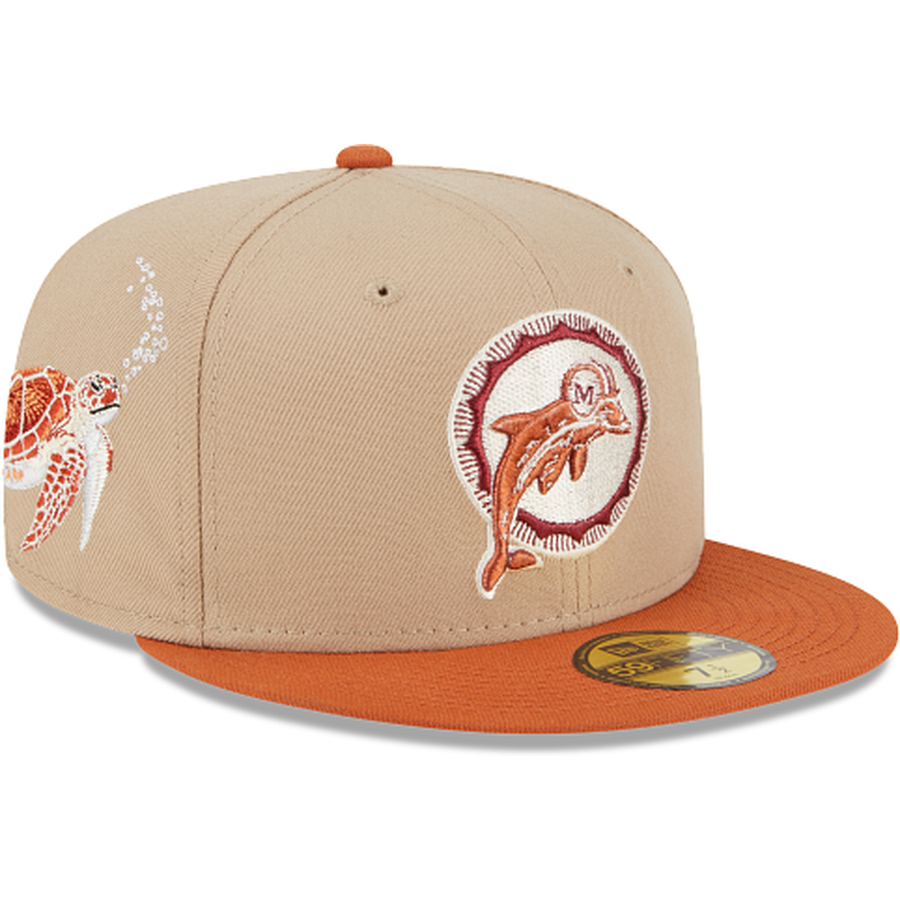 New Era Miami Dolphins Wildlife 2023 59FIFTY Fitted Hat
