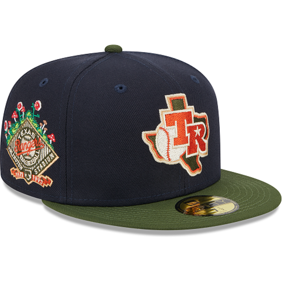 New Era Texas Rangers Sprouted 59FIFTY Fitted Hat