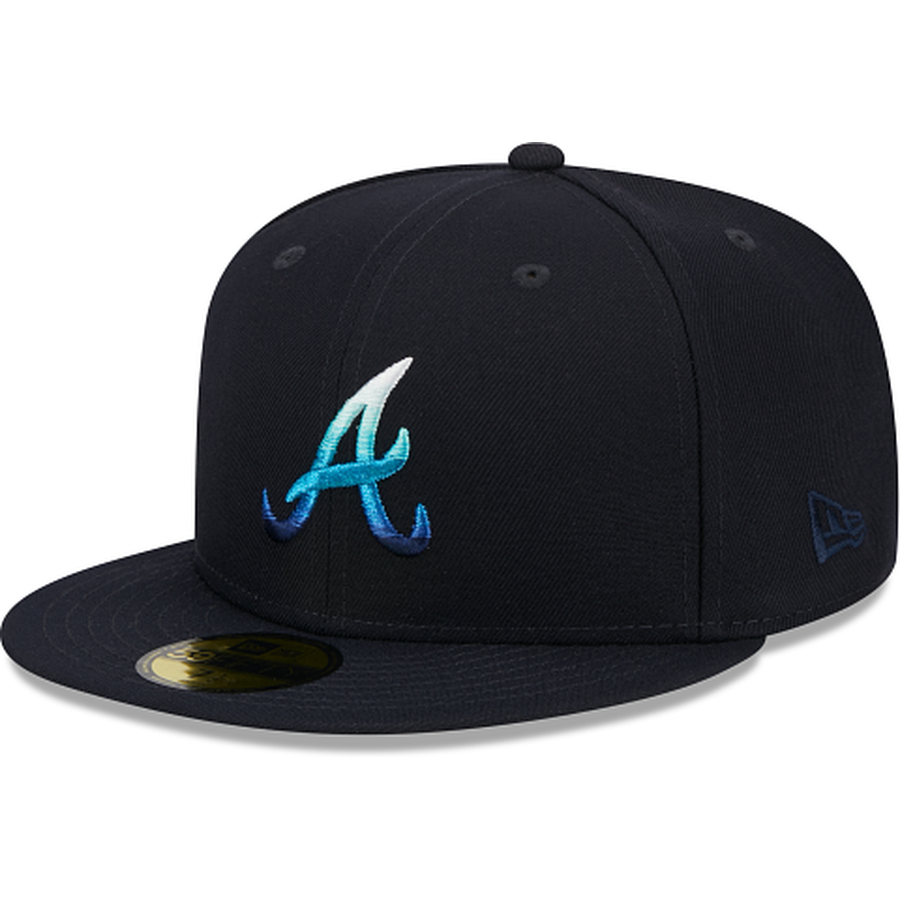 New Era Atlanta Braves Metallic Gradient 2023 59FIFTY Fitted Hat