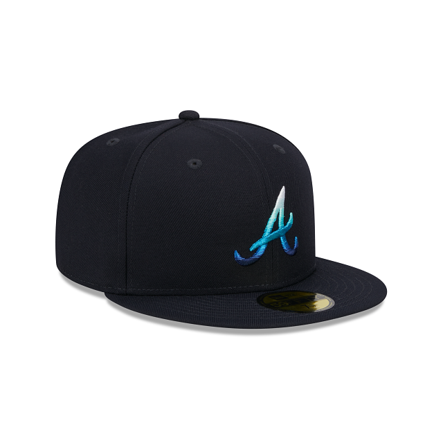 New Era Atlanta Braves Metallic Gradient 2023 59FIFTY Fitted Hat