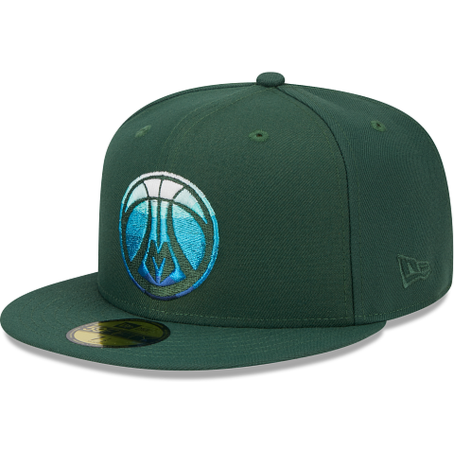 New Era Milwaukee Bucks Metallic Gradient 2023 59FIFTY Fitted Hat