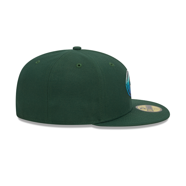 New Era Green Bay Packers Metallic Gradient 2023 59FIFTY Fitted Hat