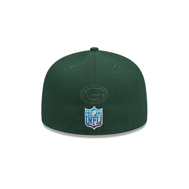 New Era Green Bay Packers Metallic Gradient 2023 59FIFTY Fitted Hat