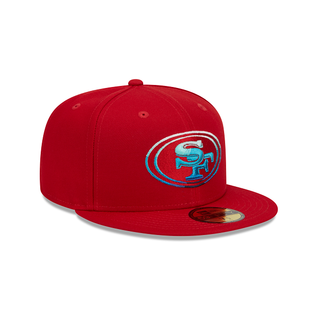 New Era San Francisco 49ers Metallic Gradient 2023 59FIFTY Fitted Hat