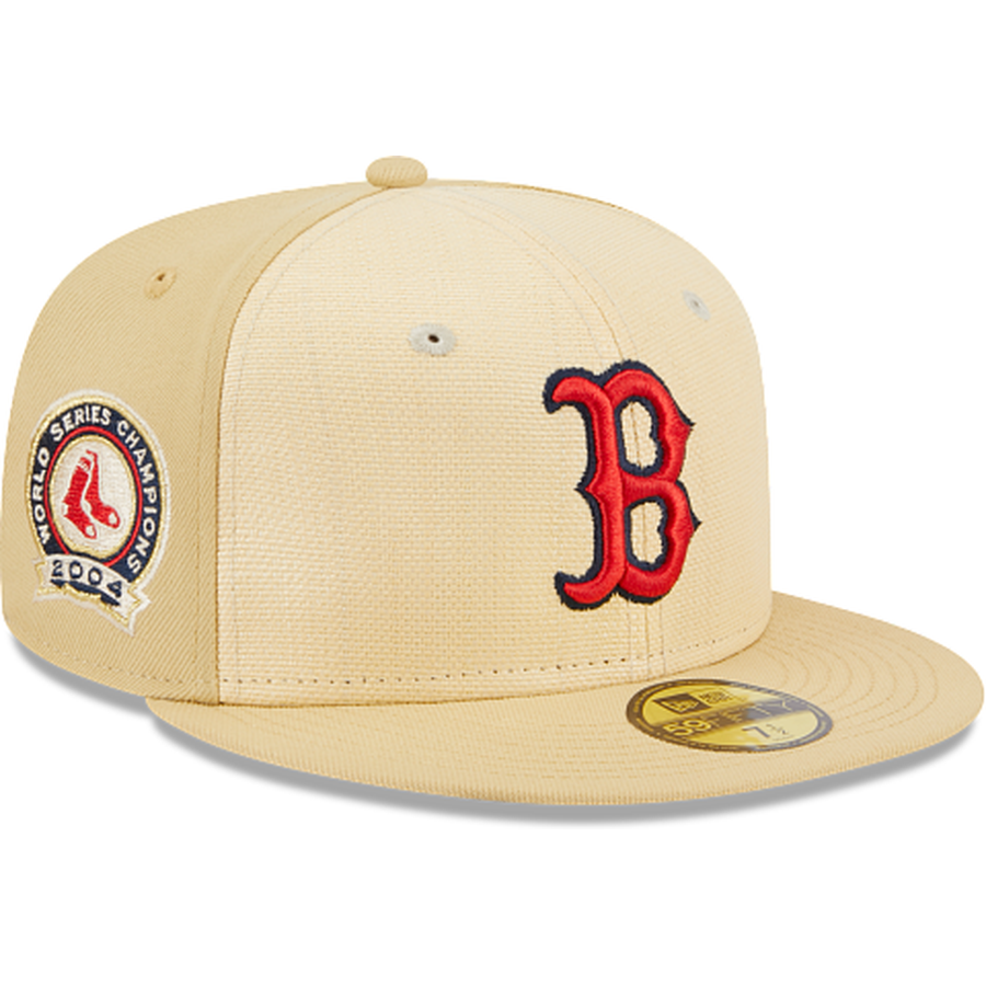 New Era Boston Red Sox Raffia Front 2023 59FIFTY Fitted Hat