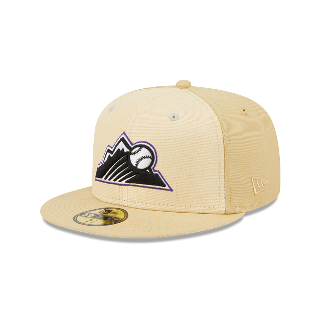 New Era Colorado Rockies Raffia Front 2023 59FIFTY Fitted Hat