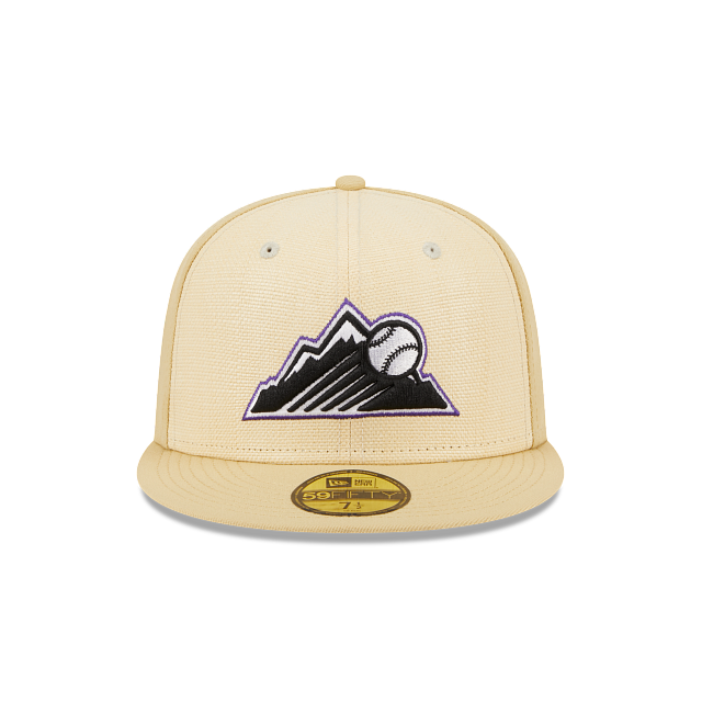 New Era Colorado Rockies Raffia Front 2023 59FIFTY Fitted Hat