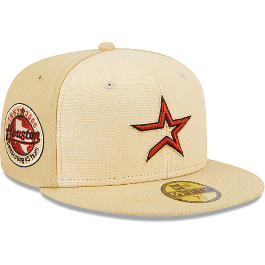 New Era Houston Astros Raffia Front 2023 59FIFTY Fitted Hat