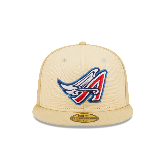 New Era Los Angeles Angels Raffia Front 2023 59FIFTY Fitted Hat