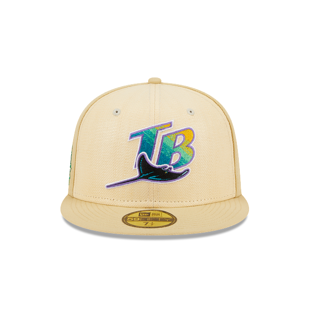 New Era Tampa Bay Rays Raffia Front 2023 59FIFTY Fitted Hat