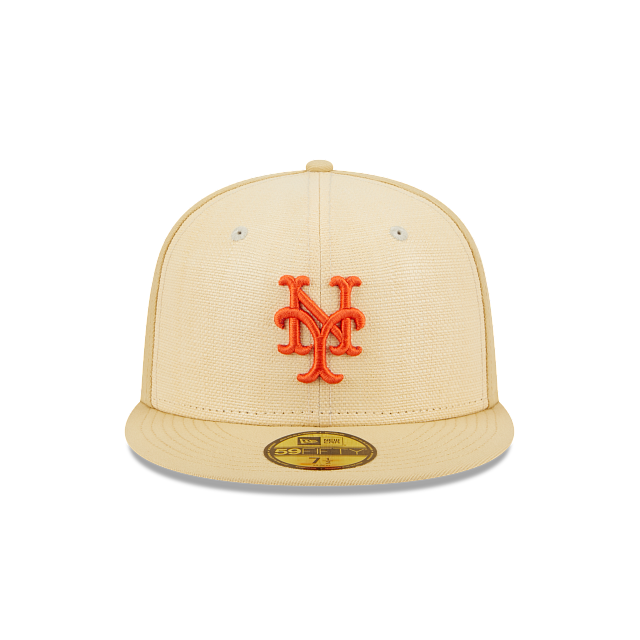 New Era New York Mets Raffia Front 2023 59FIFTY Fitted Hat